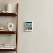 "Wishy Washy 1" - Art Print in Blue Aloe by Kelly Johnston - In a Room