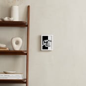 "Two-Tone Phone" - Art Print in Midnight Black by Jonathan Brooks - In a Room