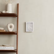 "Folds of Grace" - Art Print in Light Grey by Sarah Lund - In a Room