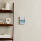 "Slow Roll" - Art Print in Aqua by Mike Sunu - In a Room