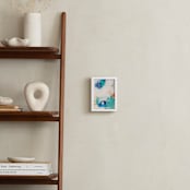 "Bent But Not Broken" - Art Print in Radiant Aqua by Stacy Kron - In a Room