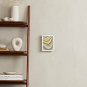 "Swoop 1" - Art Print in Canary Yellow by Kelly Johnston - In a Room