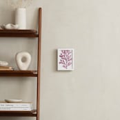 "Sea Botanicals V" - Art Print in Rosewood by Luz Alliati - In a Room