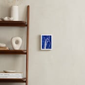 "Bend" - Art Print in Vivid blue by Erin McCluskey Wheeler - In a Room