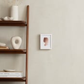 "Custom Silhouette Foil Art" - Custom Foil Print in Rose Gold by Minted - In a Room