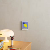 "My Fruity Family" - Personalized Art Print in Lemon by Marta Crea - In a Room