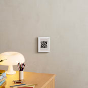 "Funky Floral" - Art Print in Sand by Carolyn Hunt - In a Room
