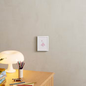 "Watercolor Ballerina" - Art Print in Blush by Belia Simm - In a Room