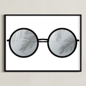 "Dreamers" - Art Print in Noir by King Richard IX - Framed