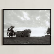 "Forgotten" - Art Print in Black and White by Eric Eikenbary - Framed