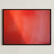 "Experiments With Film 002" - Art Print in Solid Red by Arash Fattahi Acosta - Framed