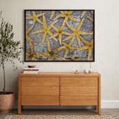 "sea stars" - Art Print in ochre by Julie Hebert - In a Room