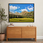 "Into the Meadows" - Art Print in Grassy Meadow by Brittany Bay - In a Room