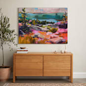 "Look Out" - Art Print in Coral by Jess Franks - In a Room