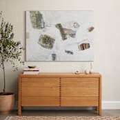 "Woolen" - Art Print in Olive by Jennifer Daily - In a Room