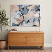 "Lake View South Carolina" - Art Print in lake blue by Erika Firm - In a Room