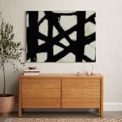 "Missed Connections" - Art Print in Black and White by Ilana Greenberg - In a Room