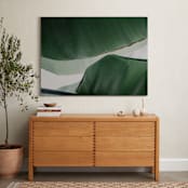 "leaf & light 4" - Art Print in White by Alicia Abla - In a Room