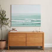 "And The Color Of My Eyes Has Gone Back Into The Sea" - Art Print in green by Summer Strauch - In a Room