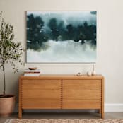 "Night Falling 2" - Art Print in Navy by Lindsay Megahed - In a Room