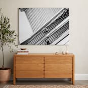 "Citylife Pattern #1" - Art Print in metallic black by Van Tsao - In a Room