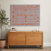 "Art in Everything" - Art Print in mandarin by Deborah Chou - In a Room
