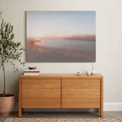 "Seashore Dreams" - Art Print in Baby Blue by LindseyErin - In a Room