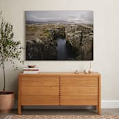 "Iceland IV" - Art Print in Canyon Clay by Taryn Schumacher - In a Room