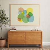 "Organics_01" - Art Print in powdery pastels by Alain Castoriano - In a Room