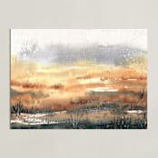 "Dance to Your Own Intuition" - Art Print in Earthy Brown by Samantha Tang - Unframed