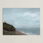 "Life On Hold" - Art Print in Sky by Elly - Unframed