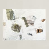 "Woolen" - Art Print in Olive by Jennifer Daily - Unframed