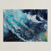 "Oceana" - Art Print in Ocean Blue by Alice Lin - Unframed