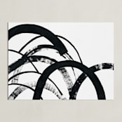 "Mountain Shadows No.1" - Art Print in Shadow Black by Christina Flowers - Unframed