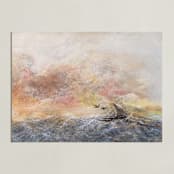 "Red Skies" - Art Print in delight by Ramnik Velji - Unframed