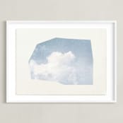 "a scrap of the sky II" - Art Print in Sky by Sumak Studio - Framed