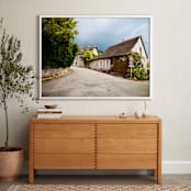 "Giverny Road" - Art Print in Sky Blue by Jessica Marchetti - In a Room