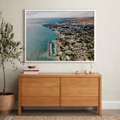 "Aloha Lahaina" - Art Print in Emerald Green by Christian Florin - In a Room