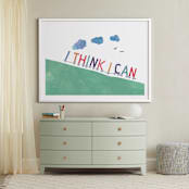 "You can." - Art Print in grass green by R studio - In a Room
