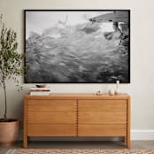 "Tides of Motion" - Art Print in Ocean Noir by Tania Medeiros - In a Room