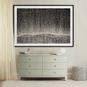 "Sandscape 46" - Art Print in Sandy Beige by Chris Benjamin - In a Room