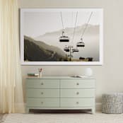 "Lift" - Art Print in Olive by Heather Deffense - In a Room