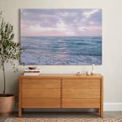 "Moody Atlantic" - Art Print in Lavender Sunrise by Kate Ross - In a Room