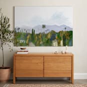 "Los Angeles landscape" - Art Print in Green Hills by Kelly Witmer - In a Room