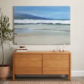 "Neutral Coast" - Art Print in breeze by Jenny Partrite - In a Room