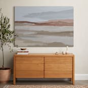 "Blushing Expanse" - Art Print in Expanse by Kati Ramer - In a Room