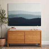 "Ridgeline" - Art Print in Indigo by Rebecca Rueth - In a Room