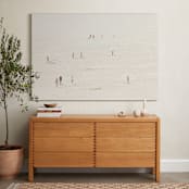 "Fullness - I" - Art Print in Sand Cream by Alexandra Feo - In a Room