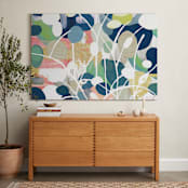 "Summer Rising" - Art Print in pink by Nancy Ramirez - In a Room