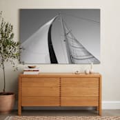 "Sail with Me" - Art Print in Metal by Crystal Lynn Collins - In a Room